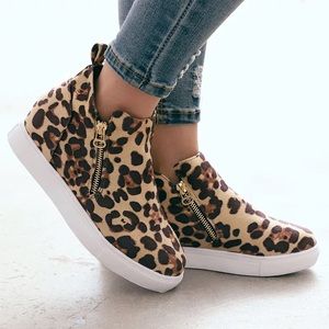Leopard High-Top Sneaker